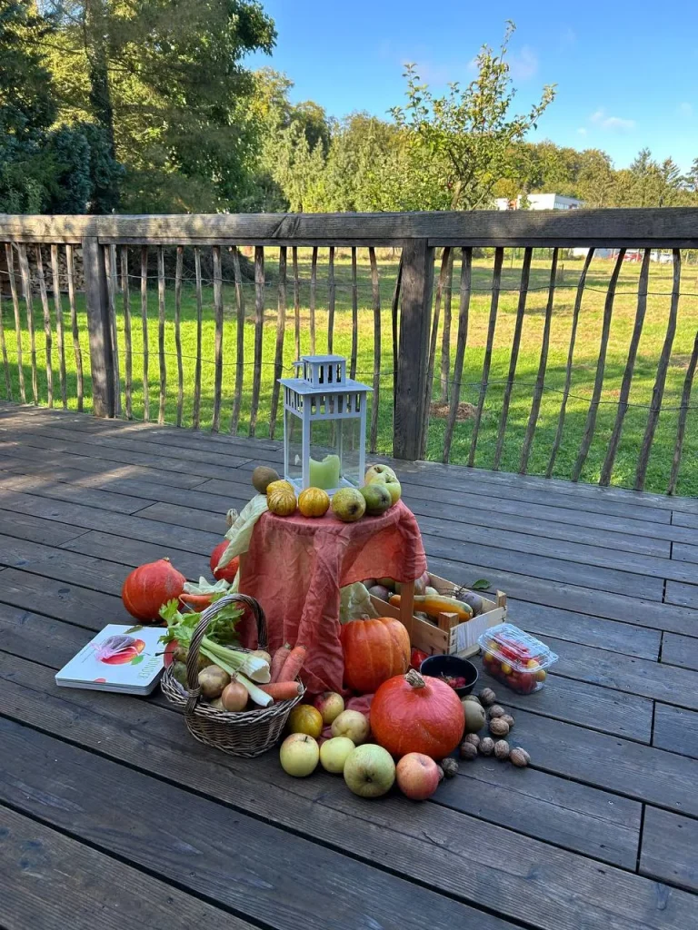 Erntedank auf der Terrasse