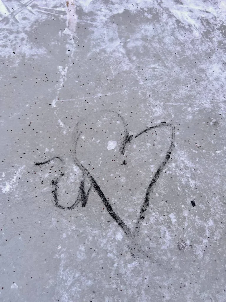 Ein Herz im Eis