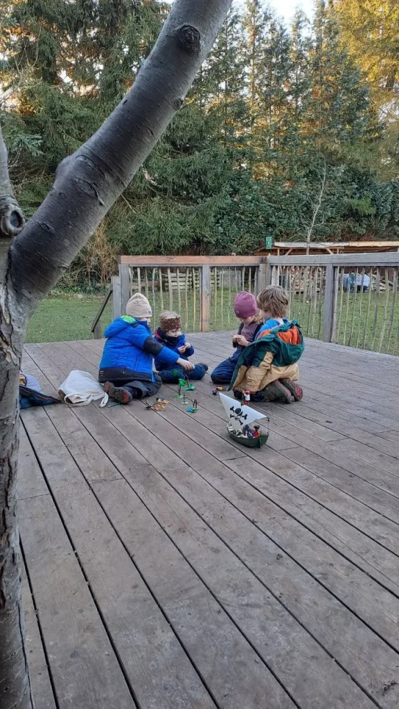 Freispiel auf der Terrasse
