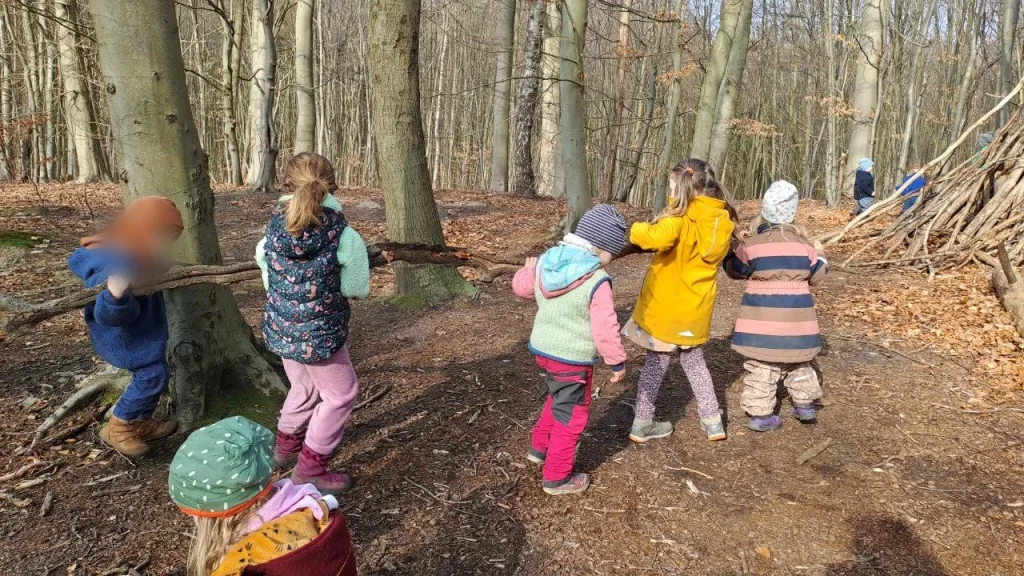 Unterwegs zum Waldplatz